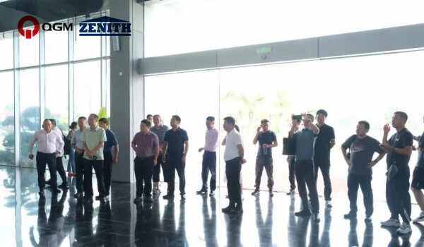 La delegación de la Red de Residuos Sólidos Industriales visitó Quangong Co., Ltd. para inspección e intercambio