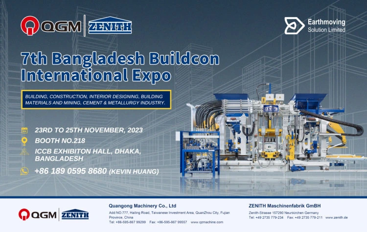 Conozca a QGM-ZENITH en Bangladesh 2023 Buildcon