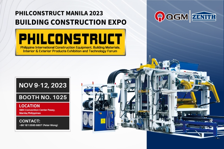 Invitación del Grupo QGM a PHIL CONSTRUCT MANILA 2023