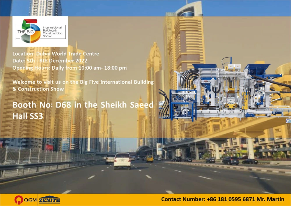 QGM Group asistirá al BIG 5 Show UAE 2022