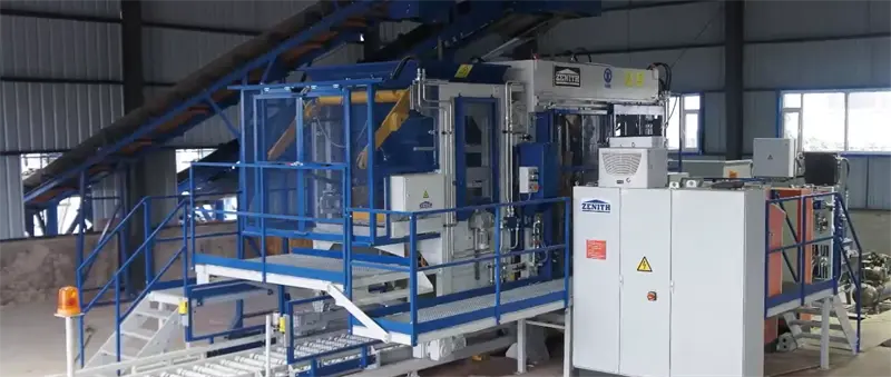 Se ha lanzado en África un proyecto de producción de ladrillos entrelazados de hormigón multicapa totalmente automatizado.