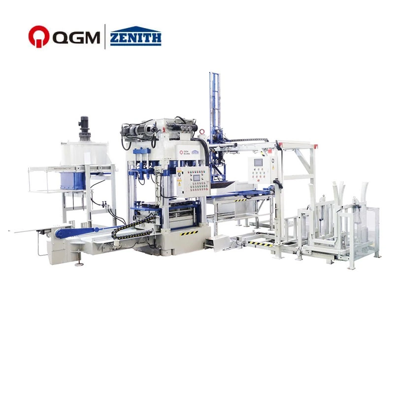 Máquina de ladrillos permeables al cemento