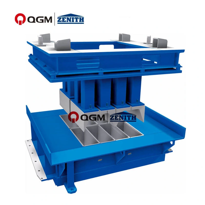 Molde para bloques de bordillos de hormigón